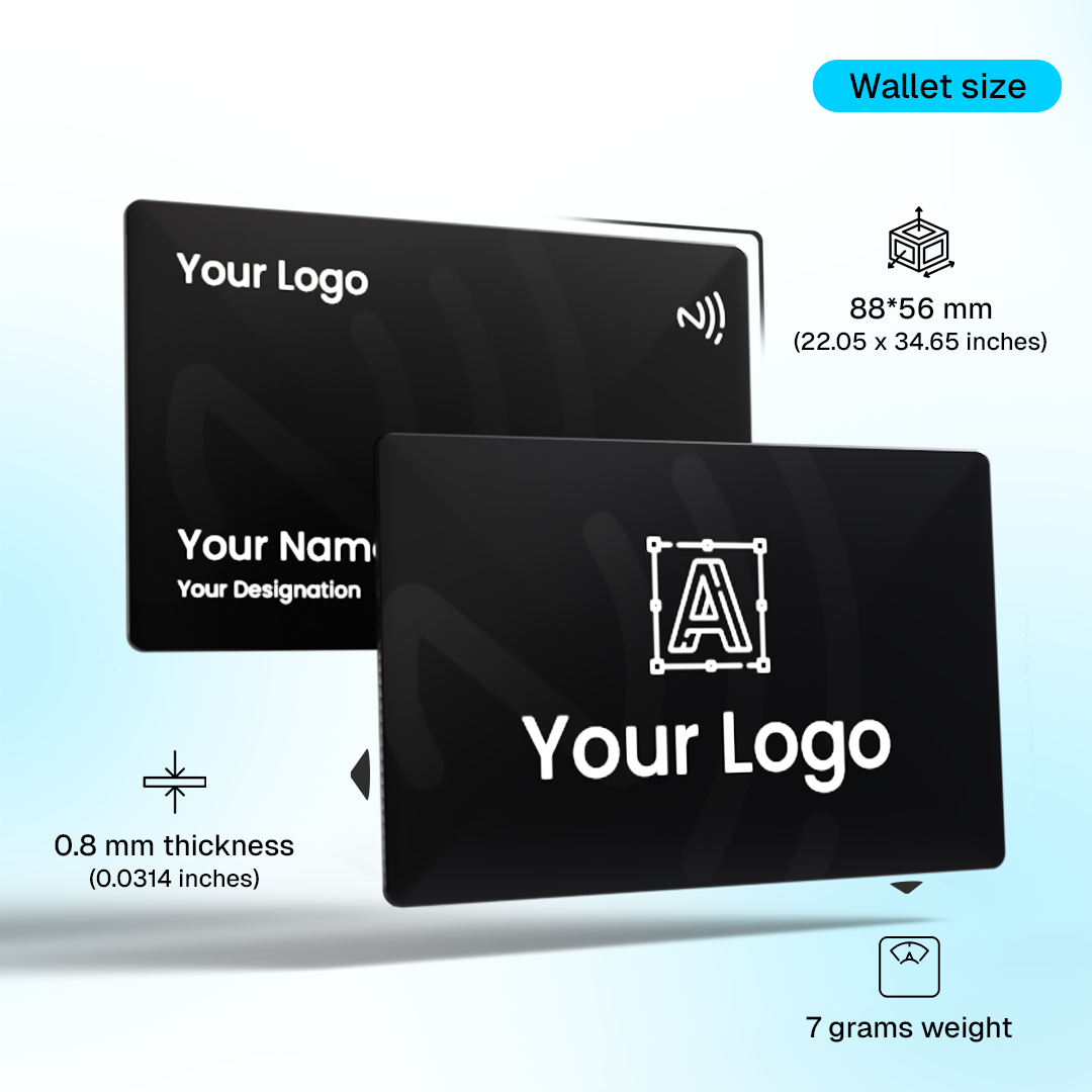 Custom Metal Card + Custom Stand