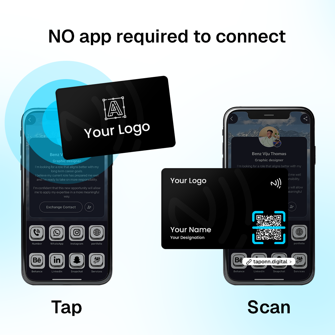 Metal Business NFC Cards -Grow Your Connections 3x Faster
