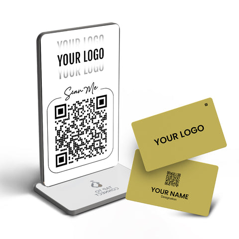 Custom Metal Card + Custom Stand