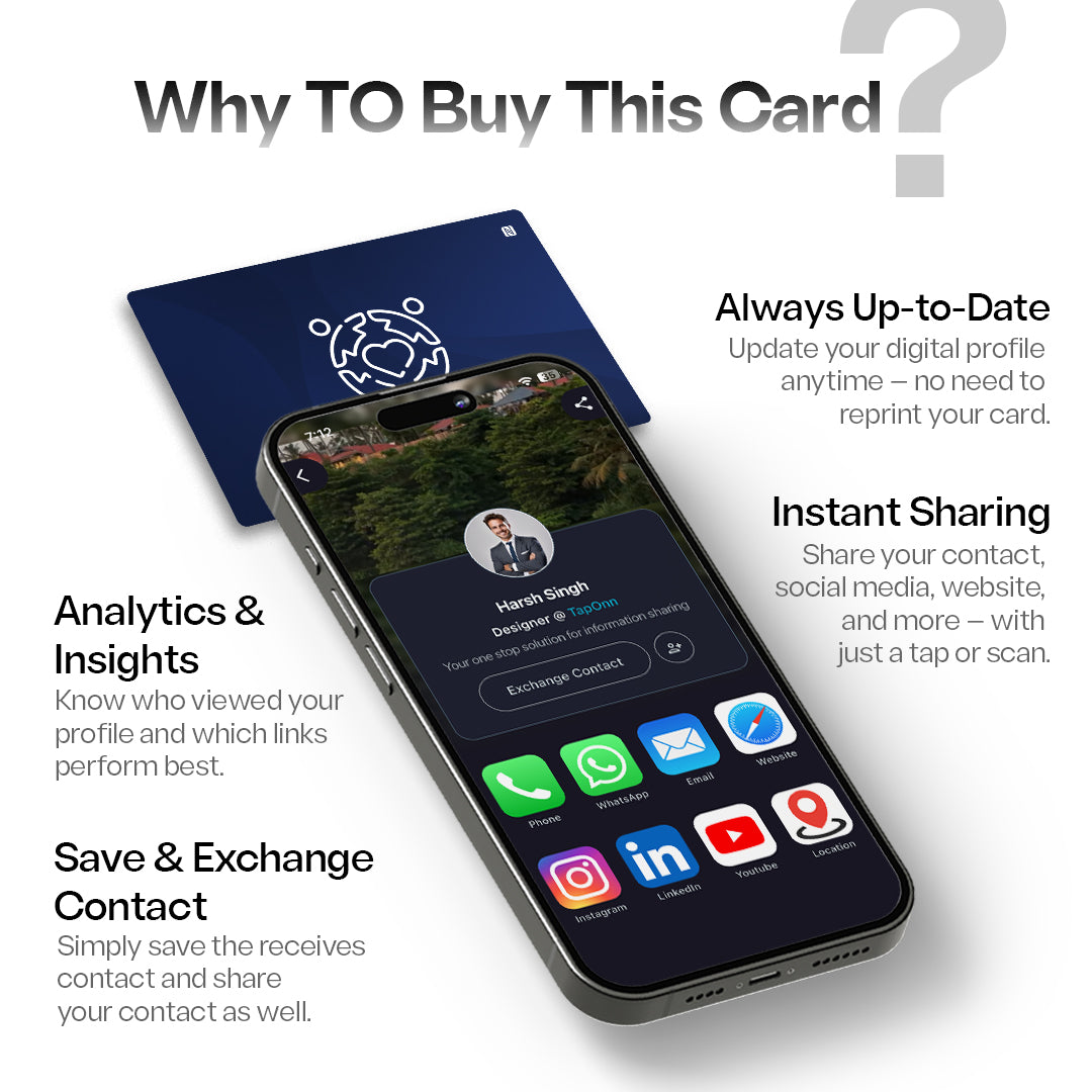 Metal Business NFC Cards