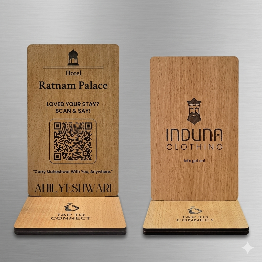 Wooden NFC Stand