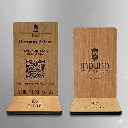 Wooden NFC Stand