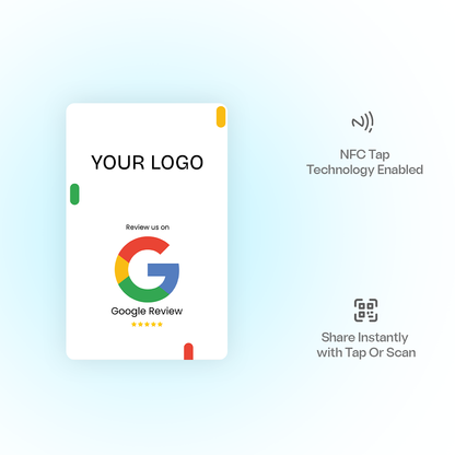 Custom Stand+ Google Review Card