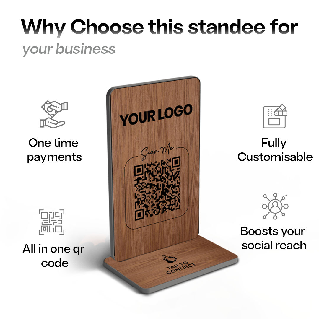 WOODEN NFC STAND