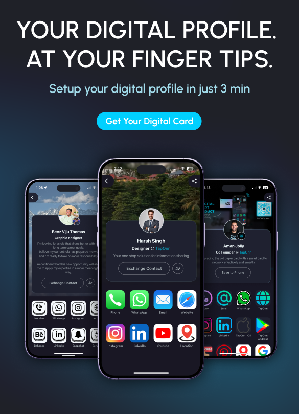 Digital For Profile Digital Profile – TapOnn