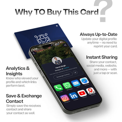 Metal Business NFC Cards