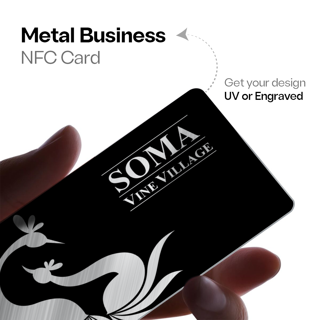 Custom Metal Card + Custom Stand