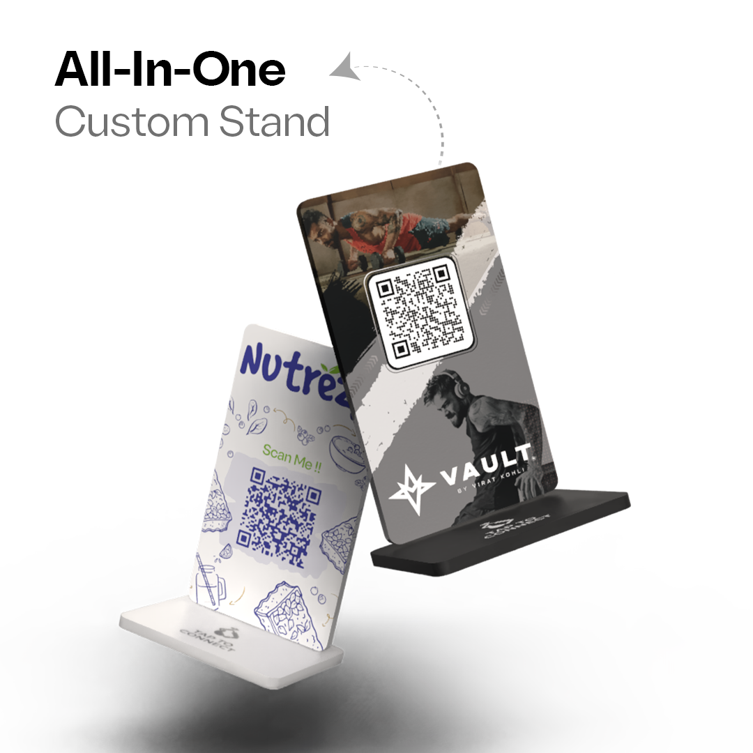 Custom Metal Card + Custom Stand