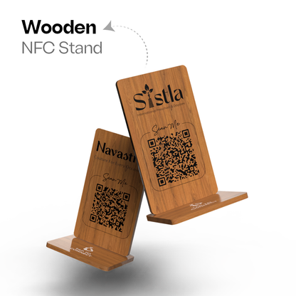 Wooden NFC Stand