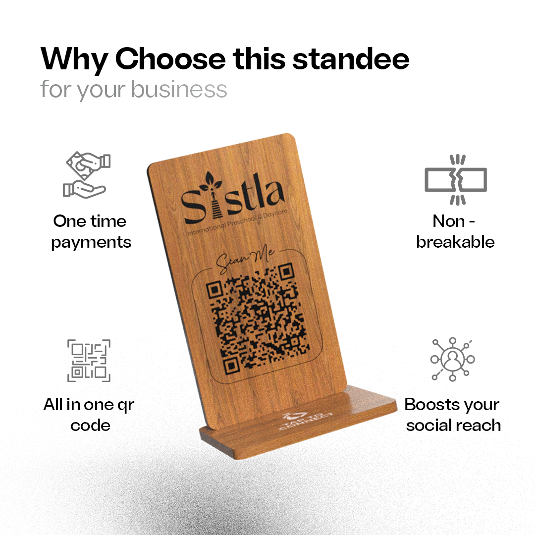 Wooden NFC Stand