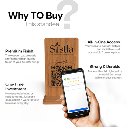 Wooden NFC Stand